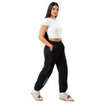 unisex heavyweight sweatpants black right front 68af355df1e6c