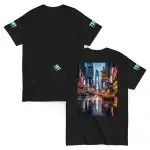 unisex classic tee black front and back 68d5b63213f7b