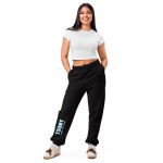 unisex heavyweight sweatpants black front 68bb55f1426aa
