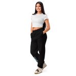 unisex heavyweight sweatpants black left front 68bb54bdd862f