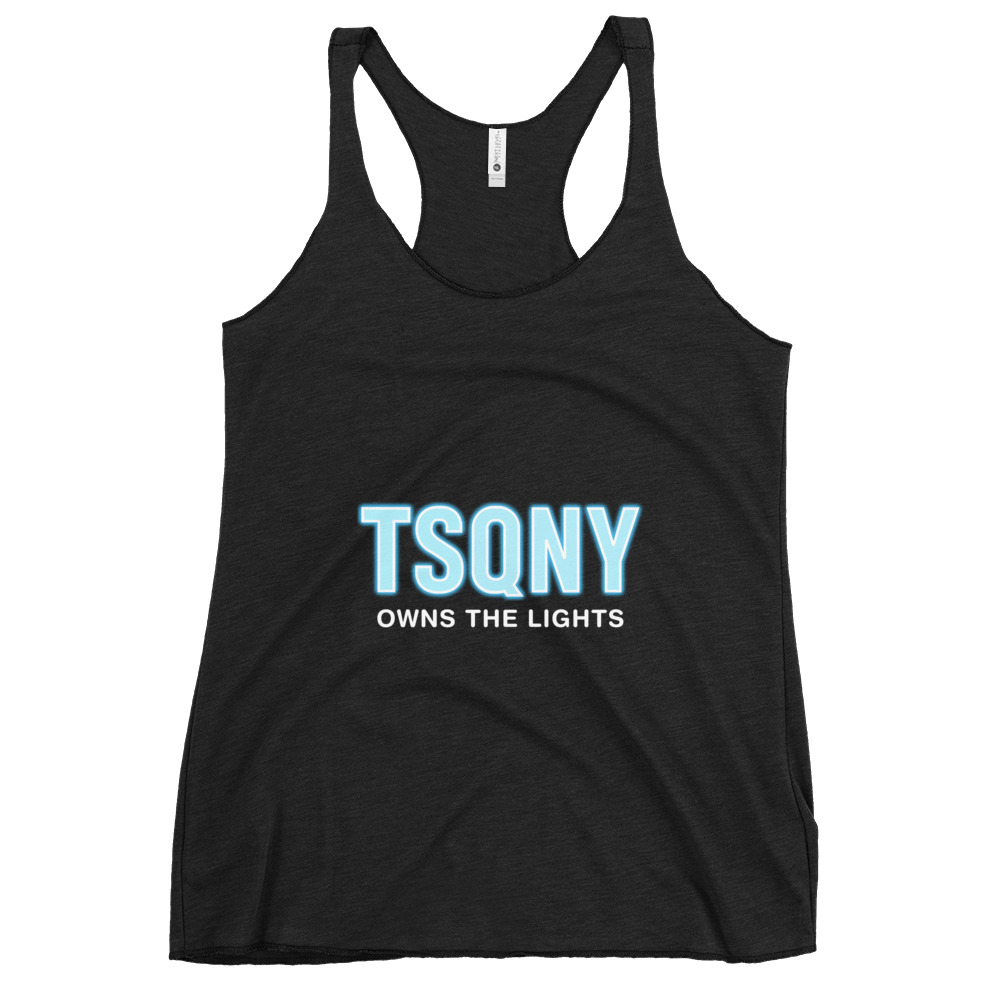 womens racerback tank top vintage black front 68bb532fa67c0