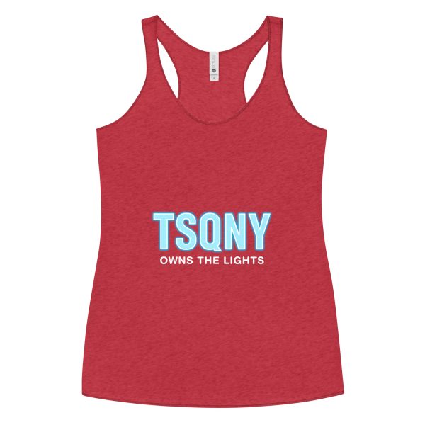 womens racerback tank top vintage red front 68bb532fa666a