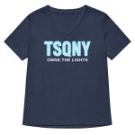 womens relaxed v neck t shirt heather navy front 68bb3d63e2c58