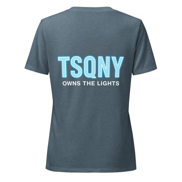 womens relaxed v neck t shirt heather slate back 68bb4c0355ea3