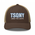 retro trucker hat brown khaki front 68e079de95ac8.png