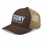 retro trucker hat brown khaki left front 68e079de9894a.png