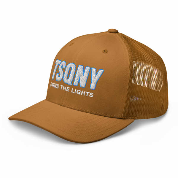 retro trucker hat caramel left front 68e079de98bc5.png