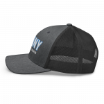 retro trucker hat dark heather gray left 68e079de97bb2.png