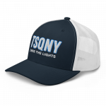 retro trucker hat navy white left front 68e079de98a56.png